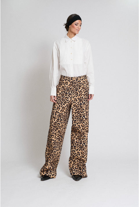 CAMISA POPELIN PECHERA SMOKING LARGA