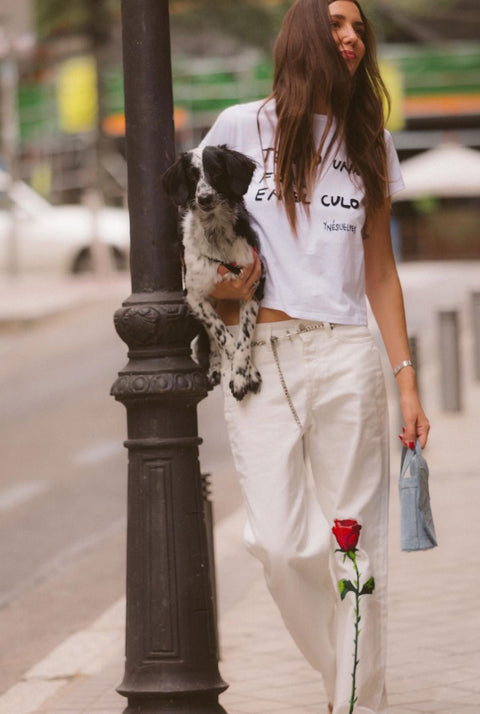Camiseta tengo una flor en el culo