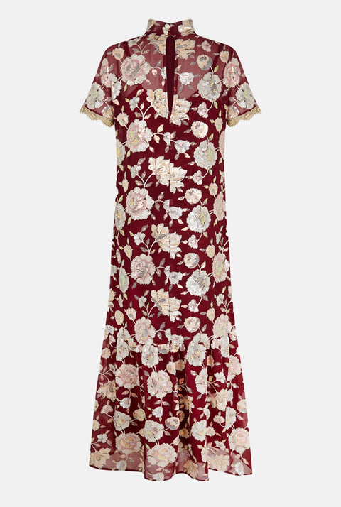 Celia Bordeaux Dress