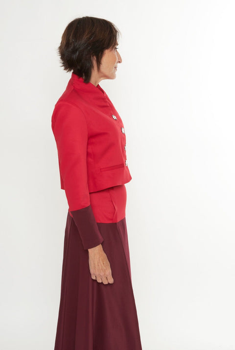 Chaqueta Carmen Rojo- Burdeos