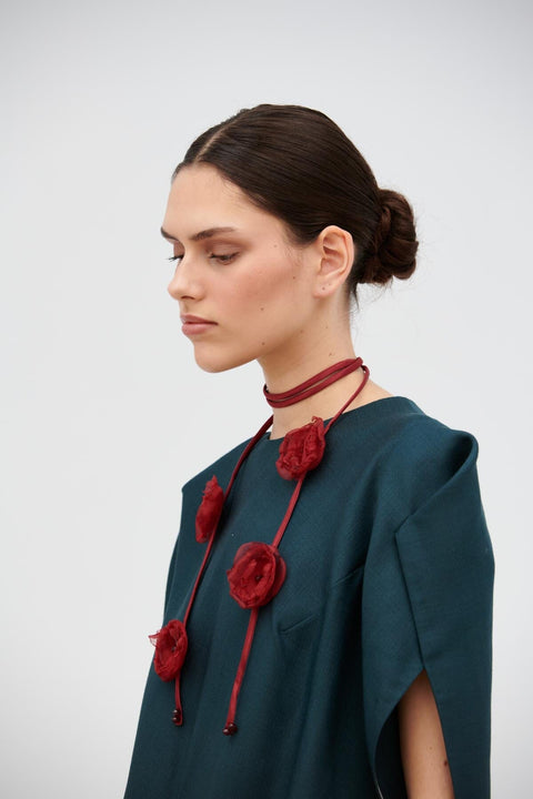 COLLAR ARTESANAL ROJO