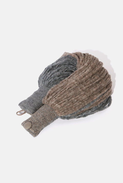 Collar Bicolor Gris/ Topo