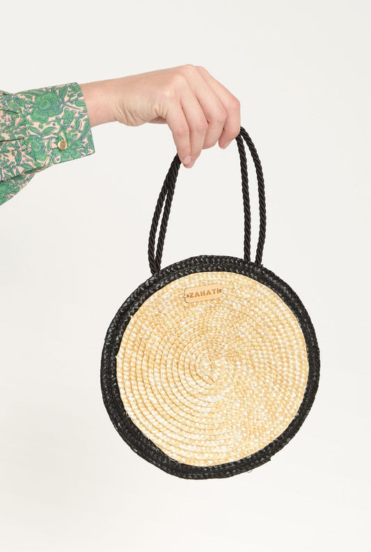 Bolso Cookie de mano bicolor