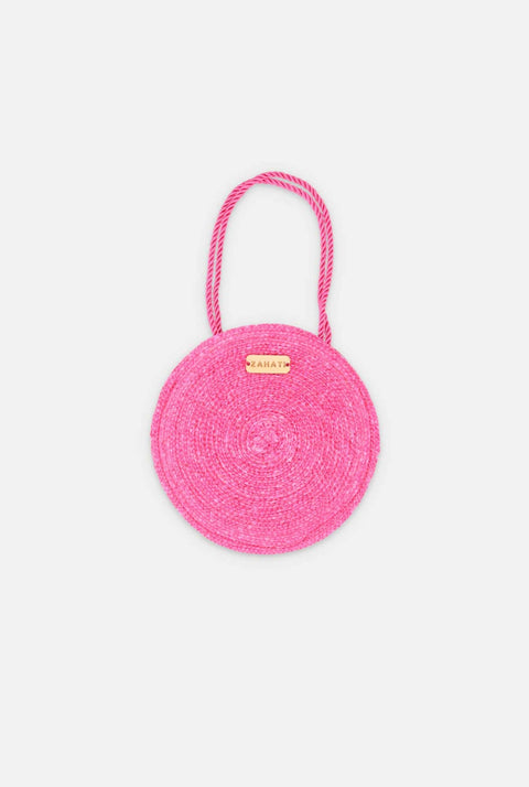 Bolso Cookie de mano fucsia