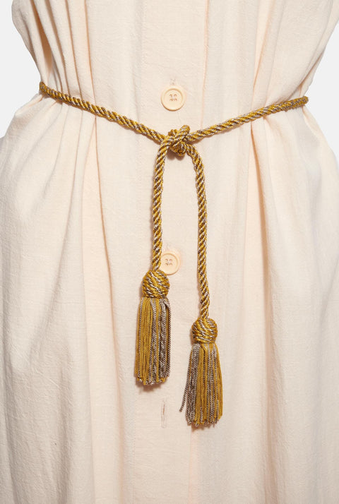 Cordón seda oro