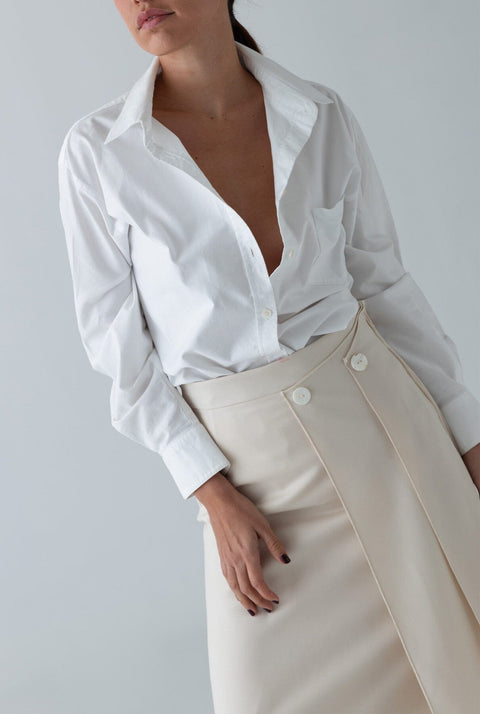 Cream skirt