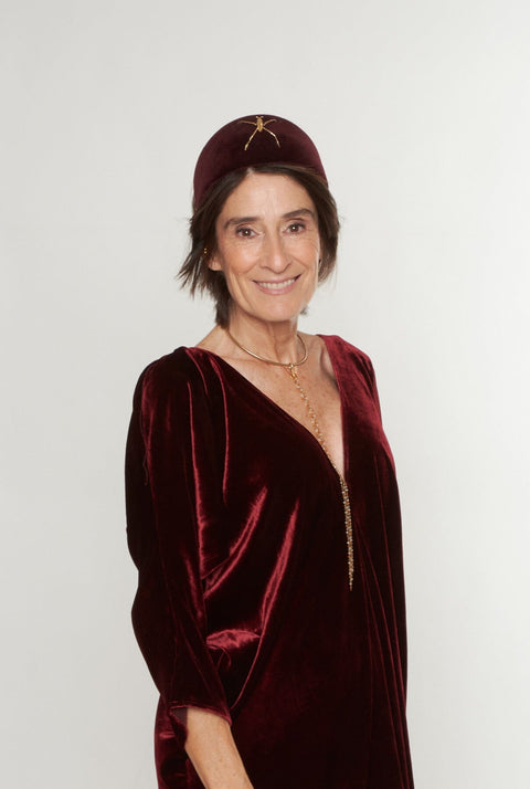 Diadema Gaelle Bug Burgundy