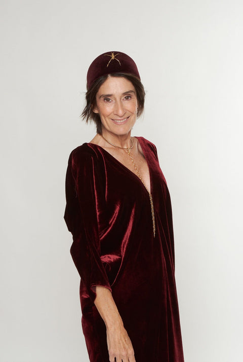Diadema Gaelle Bug Burgundy