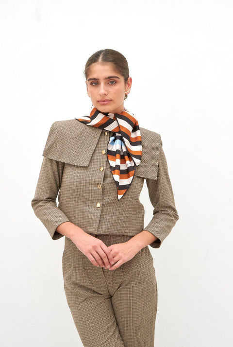 Diagonal stripe camel