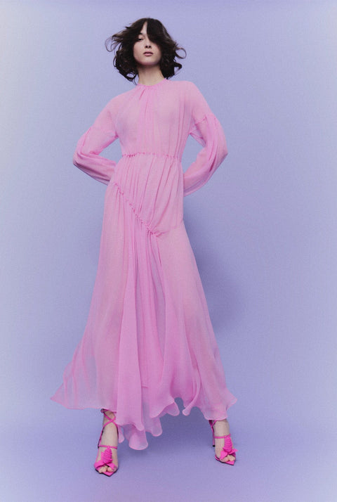 DRAPED FLOWING DRESS PRE-ORDER