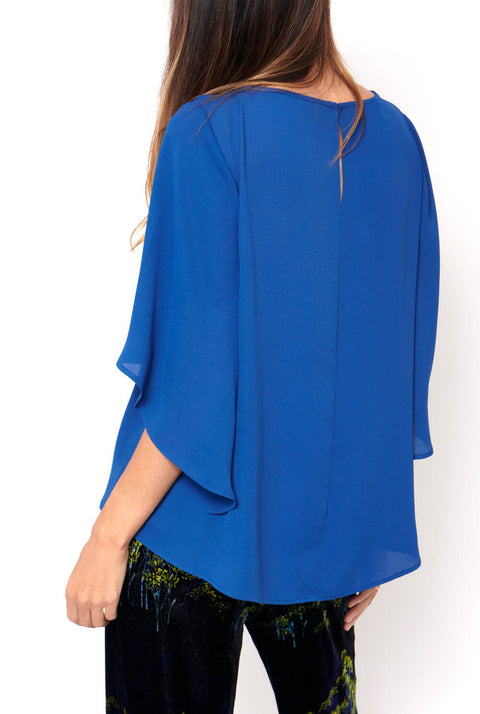 Eboli top blue