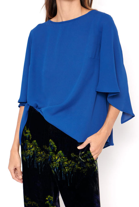 Eboli top blue
