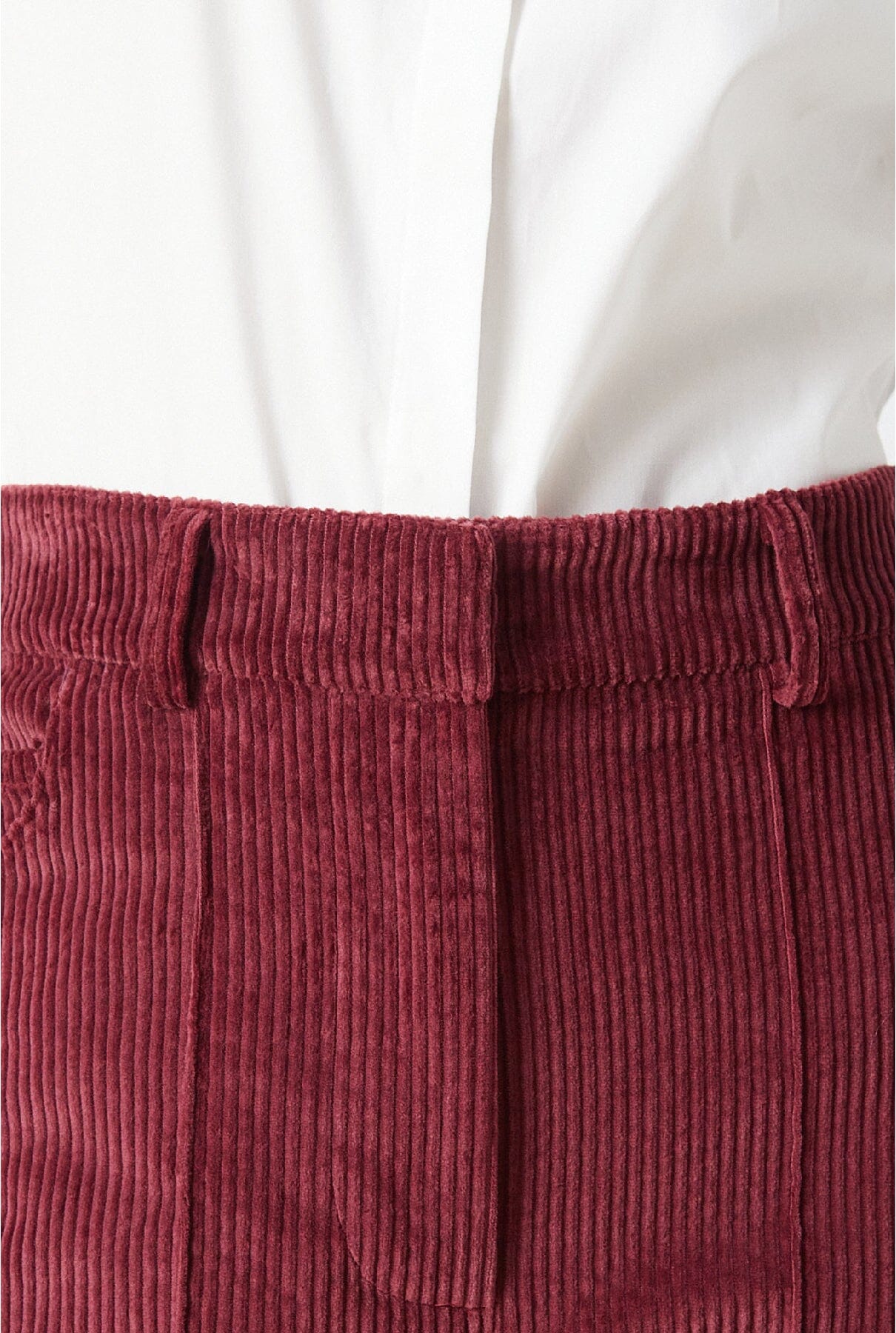 Elvis Pants Maroon Corduroy