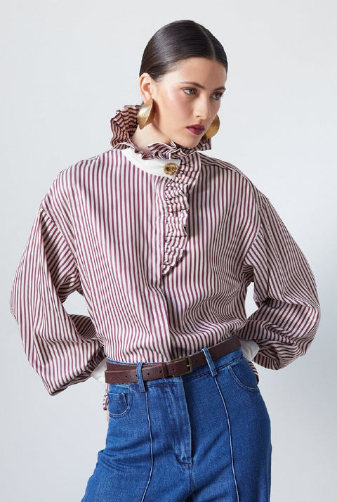 Ezra Shirt Royal Ruby