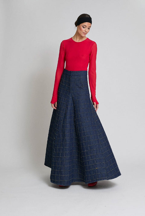 FALDA DENIM VENTANAS