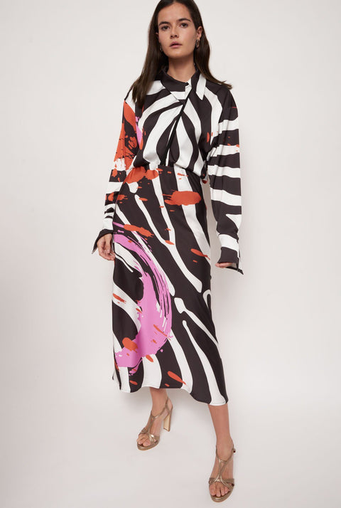 Falda Lencera Cebra- Pre Order