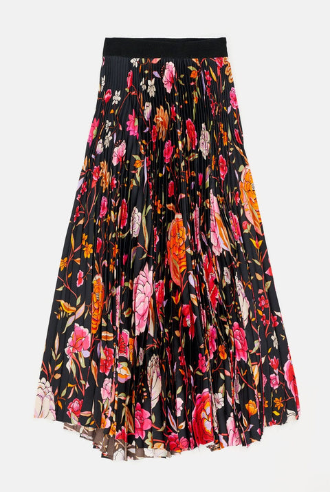 FALDA MIDI MANILA SOLEIL BLACK PRE-ORDER