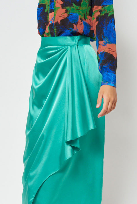 Falda verde