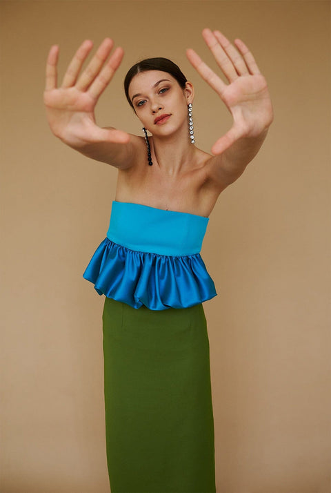 Falda verde