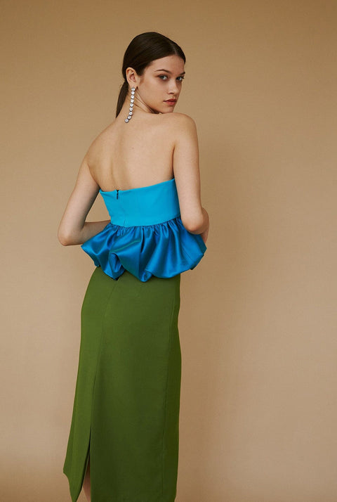 Falda verde