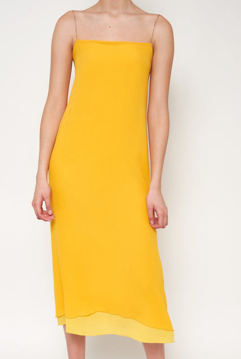Flor Reversible Midi Yellow