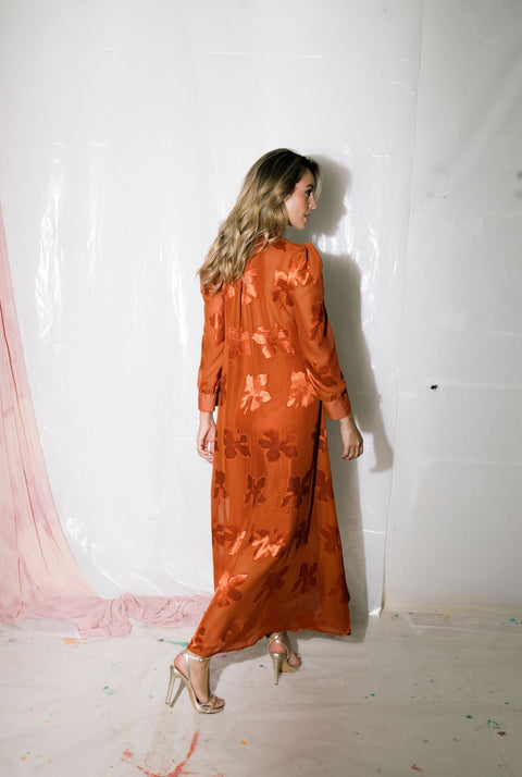 Floral Fire Dress