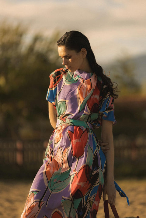 FLOWERS PRINT NOA DRESS