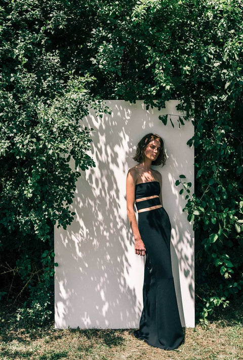 Fría black dress + cape