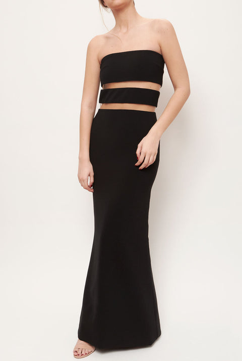 Fría black dress + cape