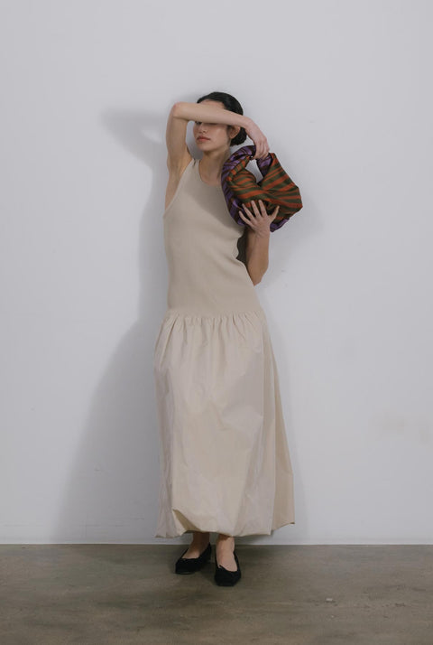Frida Dress Balloon Beige
