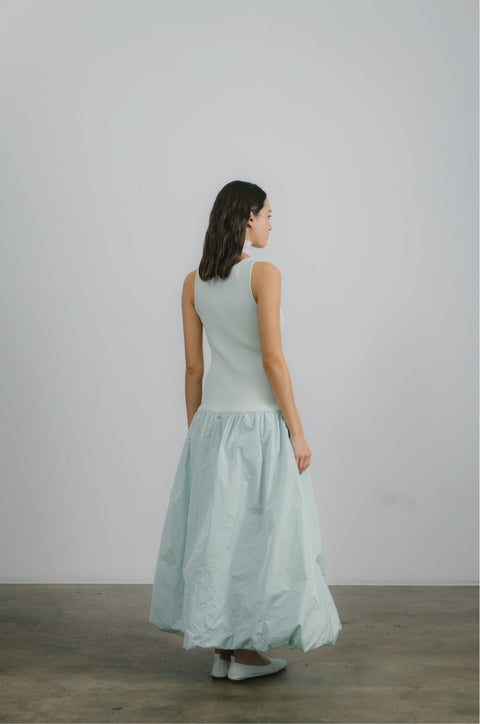Frida Dress Balloon Mint Green