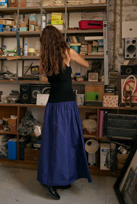 Frida Dress - Black/Navy