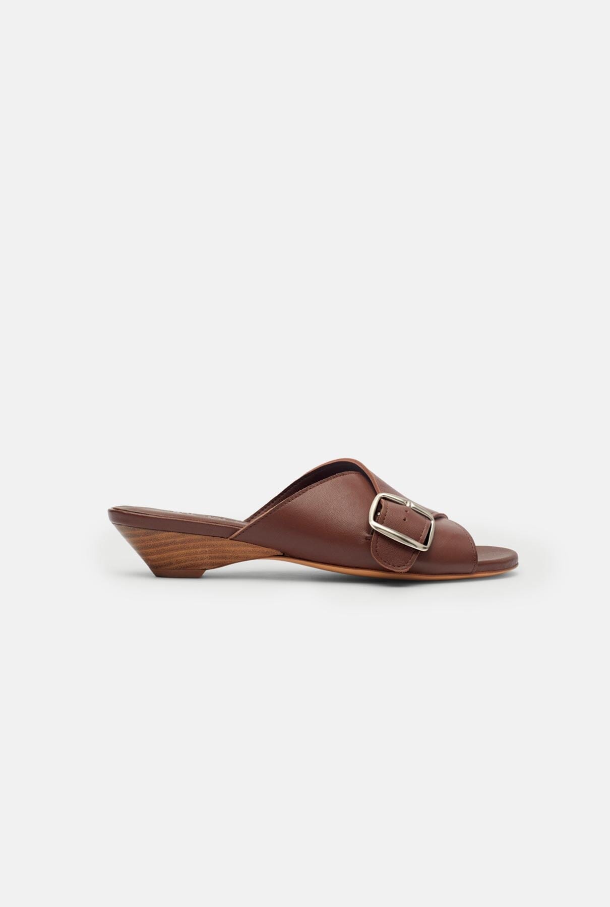 Grace Sandals in Chocolate Leather