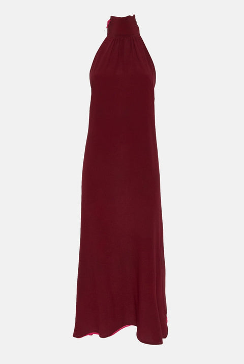 Halter Reversible Extra Long Burgundy/Fucsia