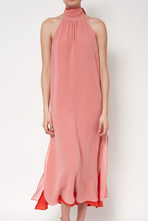Halter Reversible Extra Long Orange/Pink