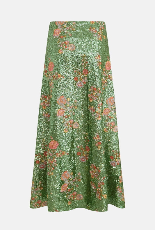 Helena Green Skirt