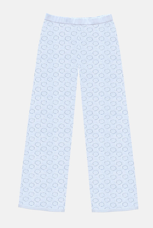 Honeycomb Pants Silver