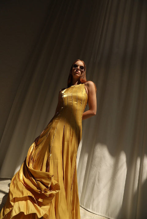 Jeneva satin dress