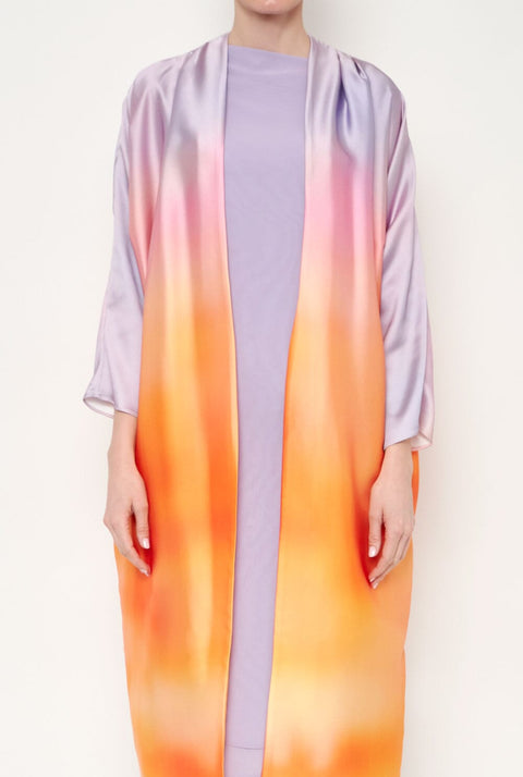 Kimono Joan lila naranja