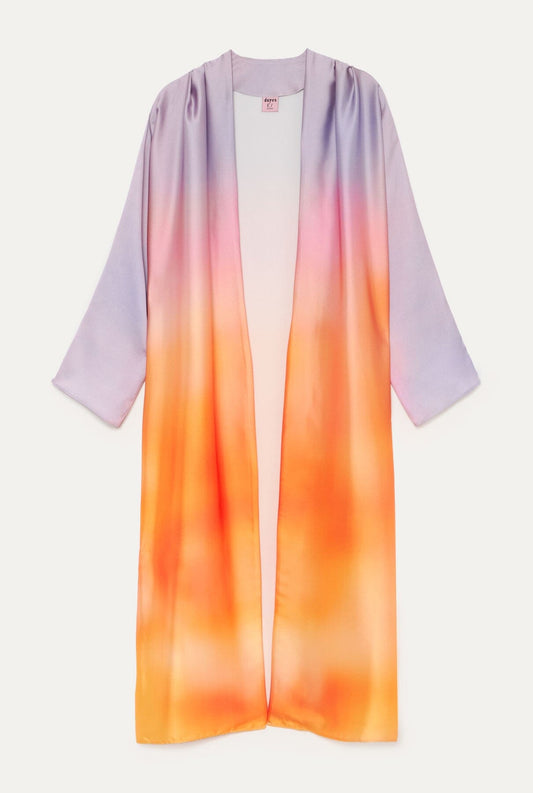 Kimono Joan lila naranja