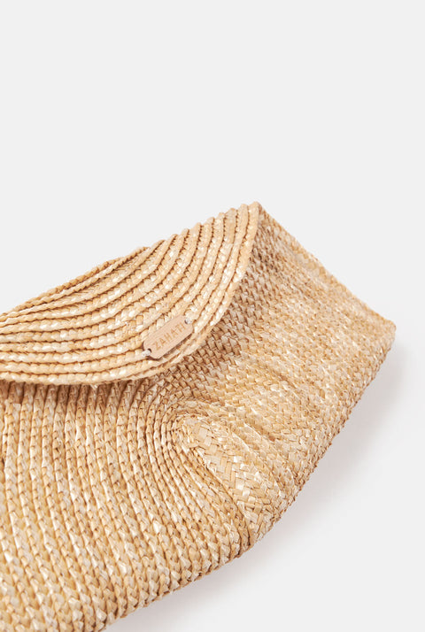 Bolso de mano Baguette natural Mediana