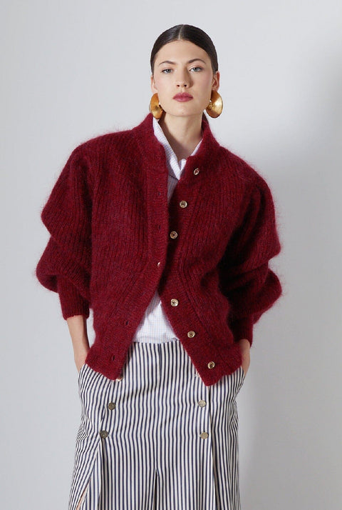 Leandra Cardigan Merlot