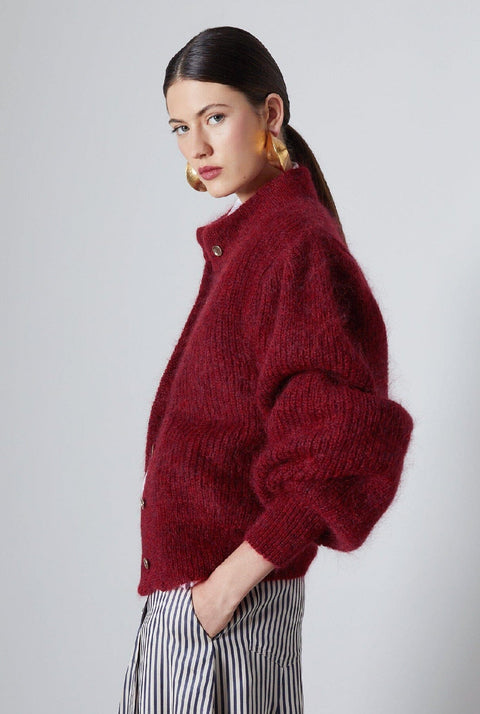 Leandra Cardigan Merlot