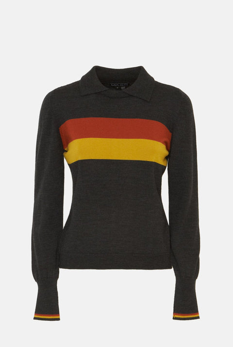 Lionel Double neck Sweater - Grey