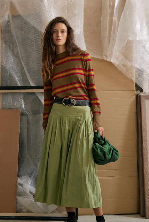 LIonel striped Sweater - Beige