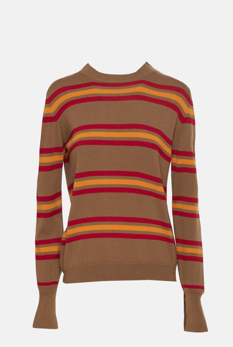 LIonel striped Sweater - Beige