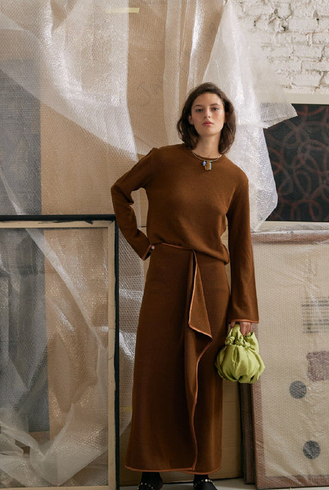 Lupe Skirt - Brown