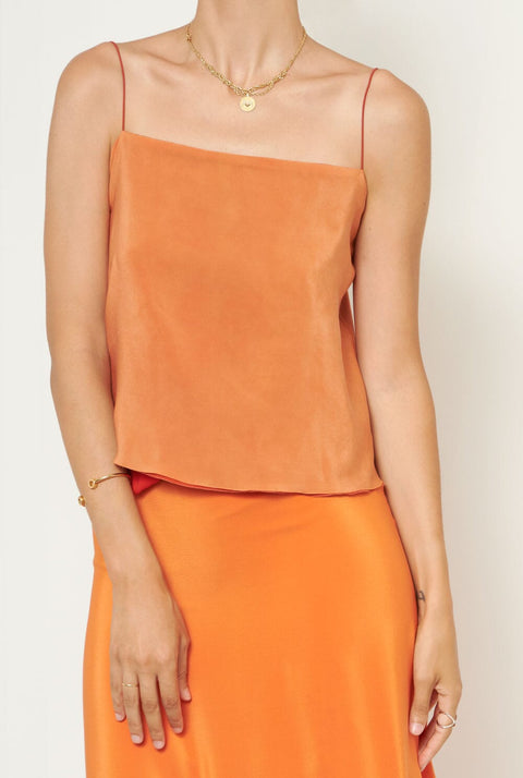 Macarena Orange Top