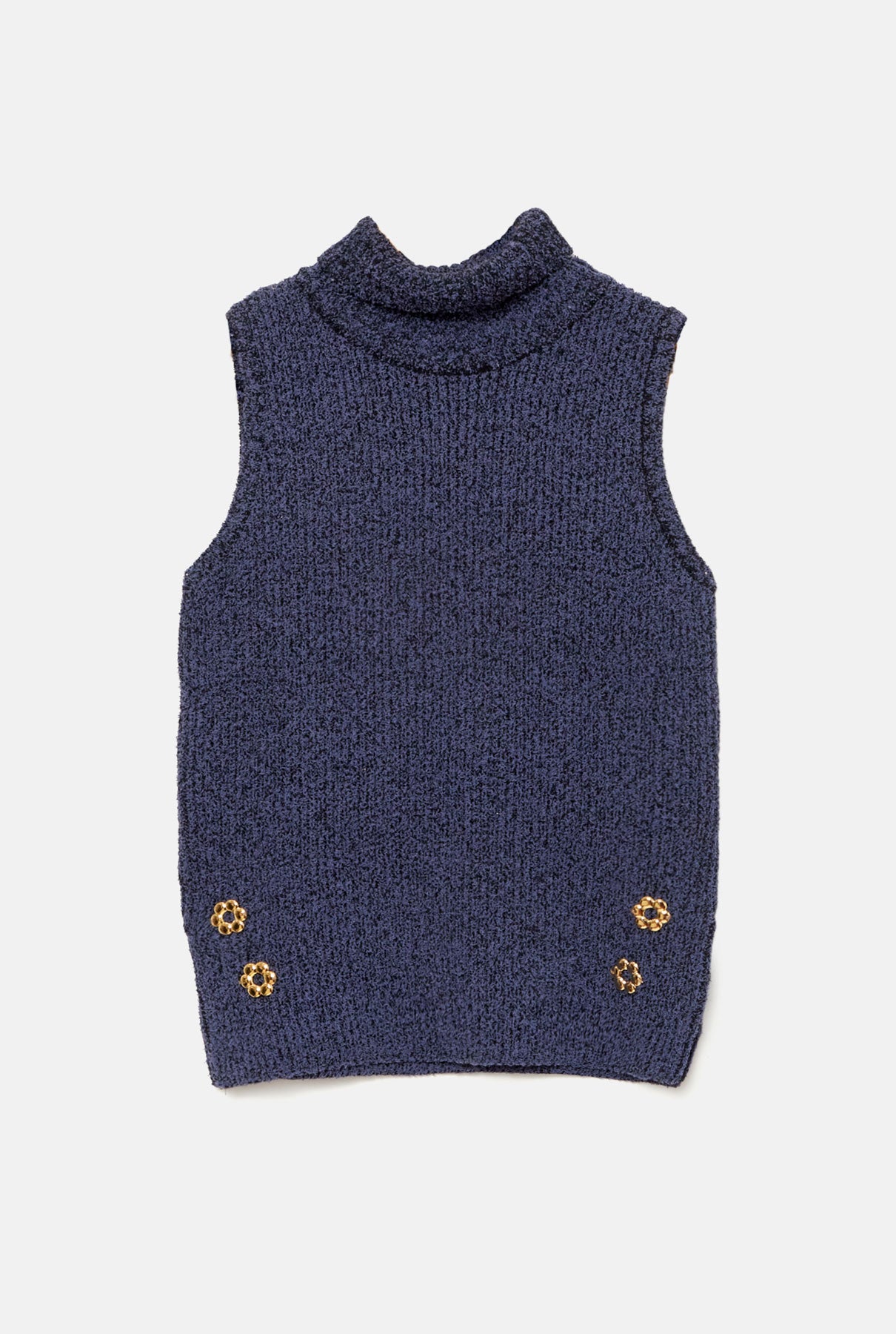 Maria Roll Neck - Baya blue