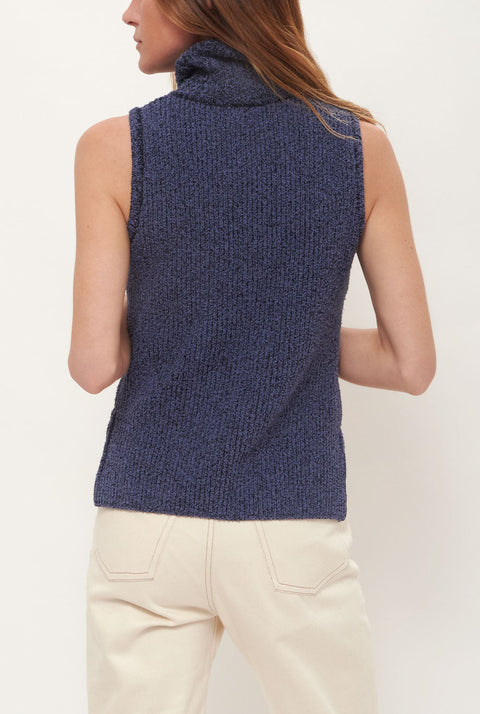 Maria Roll Neck - Baya blue